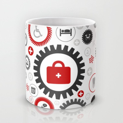 41% OFF on Astrode Medicine Gear Wheel Ceramic Mug 325 ml