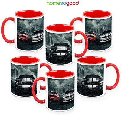 41% OFF on HomeSoGood Speedy Cars On QTY 6 Ceramic Mug 325 ml, Pack of 6 41% OFF on HomeSoGood Speedy Cars On QTY 6 Ceramic Mug 325 ml, Pack of 6