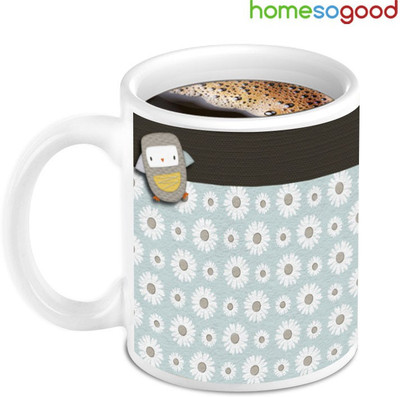 41% OFF on Home So Good Awesome Flower Pattern Ceramic Mug 280 ml 41% OFF on Home So Good Awesome Flower Pattern Ceramic Mug 280 ml