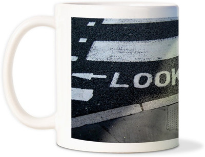 75% OFF on AMY Look Left Zebra Crossingcoffee Ceramic Mug