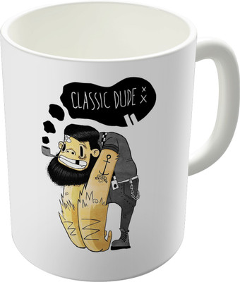 80% OFF on The Fappy Store Clasic Dude Ceramic Mug 300 ml