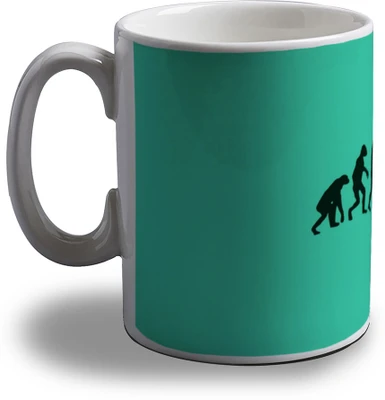 Artifa Kick Back Evolution Porcelain, Ceramic Mug 350 ml