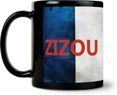 36% OFF on ShopMantra Zizou Zidane France Football Ceramic Mug 300 ml