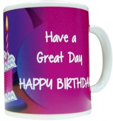 23% OFF on Everyday Gifts General Quote Gift for a Great Day Birthday Ceramic Mug 400 ml