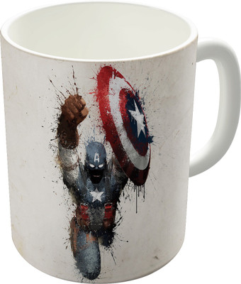 80% OFF on The Fappy Store Captain America Ceramic Mug 300 ml 80% OFF on The Fappy Store Captain America Ceramic Mug 300 ml