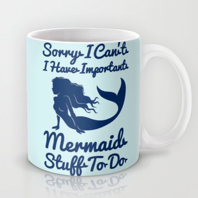 58% OFF on Astrode Important Mermaid Stuff Ceramic Mug 325 ml
