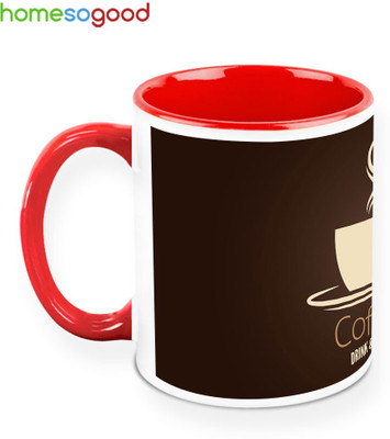 33% OFF on HomeSoGood Drink & Think Coffee Ceramic Mug 280 ml 33% OFF on HomeSoGood Drink & Think Coffee Ceramic Mug 280 ml