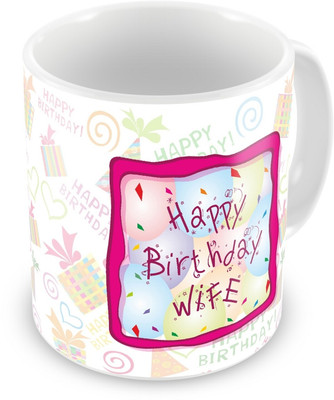 10% OFF on Everyday Gifts Happy Birthday Gift For Wife Ceramic Mug 10% OFF on Everyday Gifts Happy Birthday Gift For Wife Ceramic Mug