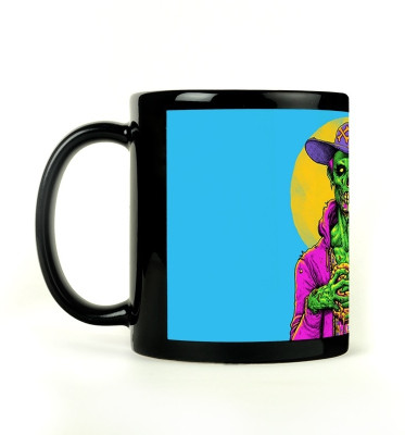 68% OFF on Shoprock Neon Skeleton Ceramic Mug 450 ml