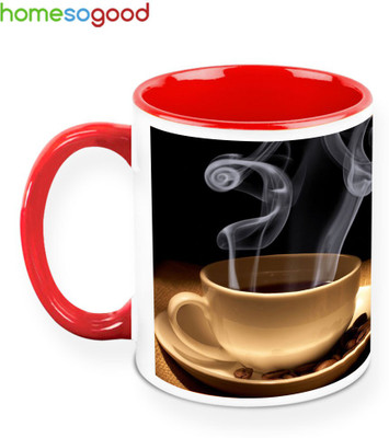33% OFF on HomeSoGood Hot Coffee Time Ceramic Mug 280 ml 33% OFF on HomeSoGood Hot Coffee Time Ceramic Mug 280 ml