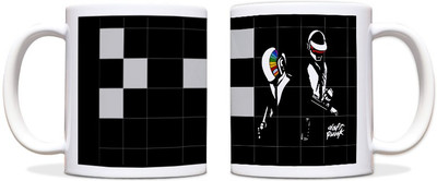 60% OFF on ShopMantra Daft Punk Lover Black Ceramic Mug 300 ml