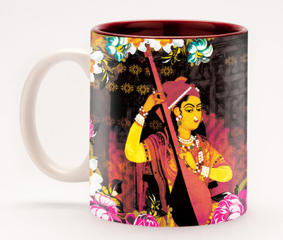 7% OFF on The Ringmaster Princess Sitar Ceramic Mug 250 ml 7% OFF on The Ringmaster Princess Sitar Ceramic Mug 250 ml