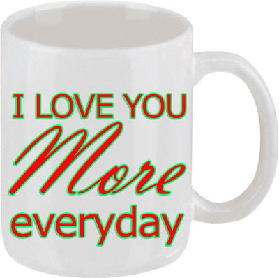 16% OFF on Ellicon 219 I Love You More Everyday Ceramic Mug 16% OFF on Ellicon 219 I Love You More Everyday Ceramic Mug