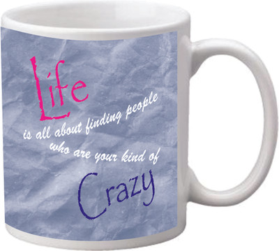 63% OFF on Mugwala Crazy Life Ceramic Mug 63% OFF on Mugwala Crazy Life Ceramic Mug