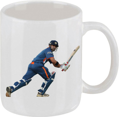 28% OFF on Ellicon C169 Gautam Gambhir Coffee Ceramic Mug 325 ml