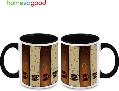 37% OFF on HomeSoGood 2 Pattern Of Love Ceramic Mug 325 ml, Pack of 2 37% OFF on HomeSoGood 2 Pattern Of Love Ceramic Mug 325 ml, Pack of 2