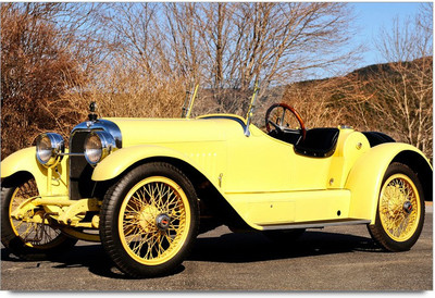 75% OFF on Yellow Sports Car Paper Print