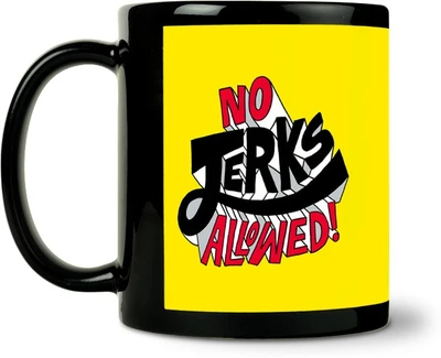 36% OFF on ShopMantra No Jerk Allowed Ceramic Mug 300 ml