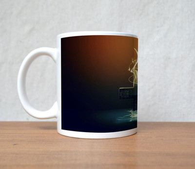 33% OFF on StyBuzz Fire Cross Art Porcelain Mug 300 ml 33% OFF on StyBuzz Fire Cross Art Porcelain Mug 300 ml