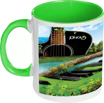 50% OFF on AMY Natural Music Love Inside Green Coffee Ceramic Mug 325 ml 50% OFF on AMY Natural Music Love Inside Green Coffee Ceramic Mug 325 ml