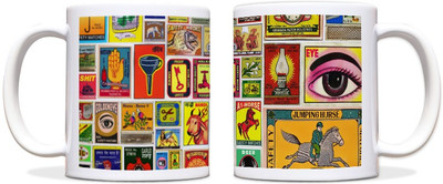 65% OFF on ShopMantra Indian Matchstick Pattern Black Ceramic Mug 300 ml 65% OFF on ShopMantra Indian Matchstick Pattern Black Ceramic Mug 300 ml