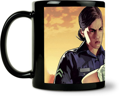36% OFF on ShopMantra Gta Vice City Girl Ceramic Mug 300 ml