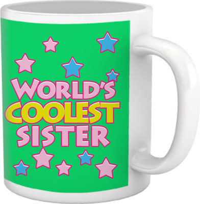 41% OFF on Tiedribbons World Coolest Sister Ceramic Mug 350 ml 41% OFF on Tiedribbons World Coolest Sister Ceramic Mug 350 ml