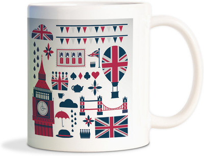 50% OFF on Shoprock Vector england theme beautiful Coffee Ceramic Mug 450 ml 50% OFF on Shoprock Vector england theme beautiful Coffee Ceramic Mug 450 ml