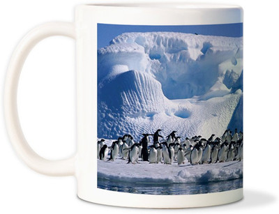 75% OFF on AMY Antartica Penguin Cute Littlecoffee Ceramic Mug