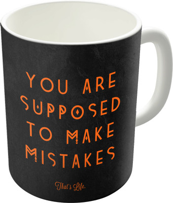 80% OFF on The Fappy Store Mistakes Ceramic Mug 300 ml