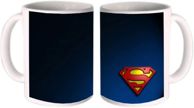 81% OFF on Shopkeeda Superman Icon Blue Ceramic Mug 350 ml