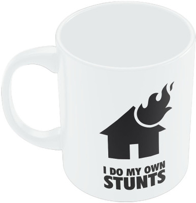 29% OFF on PosterGuy I Do My Own Stunts House Minimal Illustration Ceramic Mug 280 ml 29% OFF on PosterGuy I Do My Own Stunts House Minimal Illustration Ceramic Mug 280 ml