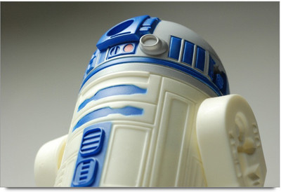 75% OFF on White Blue Robot Paper Print 75% OFF on White Blue Robot Paper Print