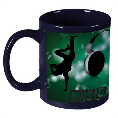 68% OFF on Amy Music Dance Dark Blue Ceramic Mug 330 ml 68% OFF on Amy Music Dance Dark Blue Ceramic Mug 330 ml