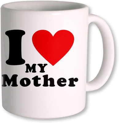 64% OFF on Photogiftsindia I Love Mother Ceramic Mug 350 g