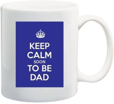 40% OFF on Teeskart Keep Calm Soon To Be Dad Porcelain Mug 300 ml 40% OFF on Teeskart Keep Calm Soon To Be Dad Porcelain Mug 300 ml