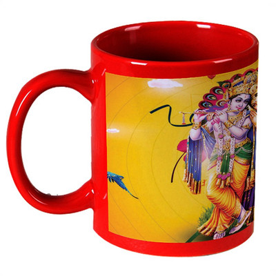 68% OFF on AMY Beautiful Lord Radha Krishna Red Ceramic Mug 325 ml 68% OFF on AMY Beautiful Lord Radha Krishna Red Ceramic Mug 325 ml