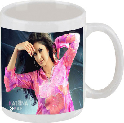28% OFF on Ellicon E6 Katrina Kaif Ceramic Mug 325 ml