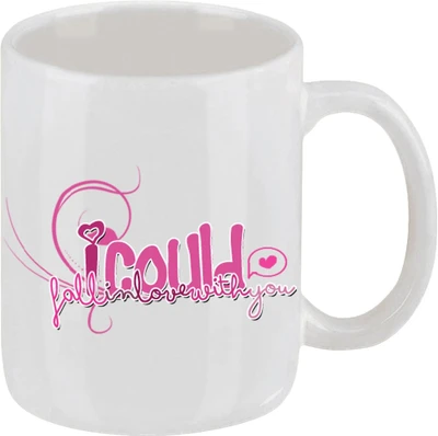 16% OFF on Ellicon 139 I Could Fall In Love With You Ceramic Mug