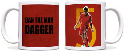 60% OFF on ShopMantra Dan Agger Footballer Black Ceramic Mug 300 ml