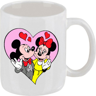 16% OFF on Ellicon 15 Love Cartoon Ceramic Mug