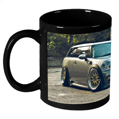 61% OFF on AMY Abstract Burning Fire Eagle Ceramic Mug 325 ml