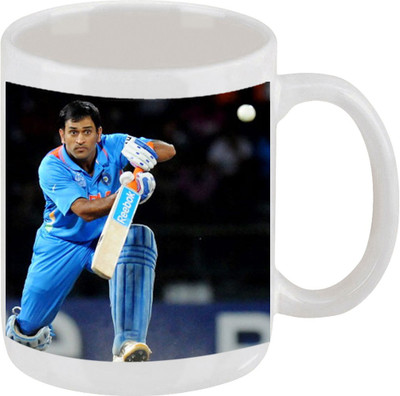 28% OFF on Ellicon E122 Dhoni Ceramic Mug 325 ml