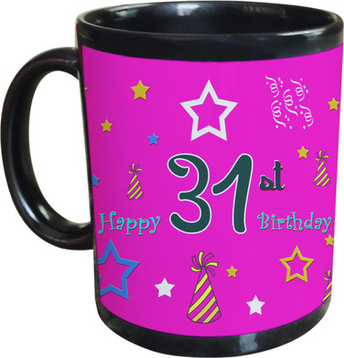 55% OFF on SajawatHomes 31st Happy Birthday Coffee Ceramic Mug 350 ml 55% OFF on SajawatHomes 31st Happy Birthday Coffee Ceramic Mug 350 ml