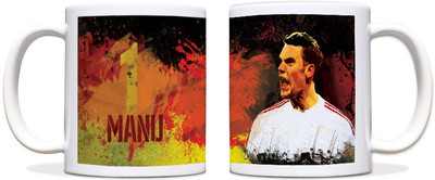 60% OFF on ShopMantra Manuel Neuer Germany Football Black Ceramic Mug 300 ml