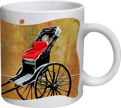 Starmark Kolkata Rickshaw Bone China Mug 250 ml Starmark Kolkata Rickshaw Bone China Mug 250 ml