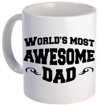Giftsmate Mug For Awesome Dad Ceramic Mug 330 ml