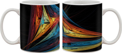 15% OFF on Artifa Abstract Triangle Art Porcelain, Ceramic Mug 350 ml 15% OFF on Artifa Abstract Triangle Art Porcelain, Ceramic Mug 350 ml
