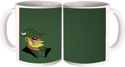 25% OFF on Shopkeeda Amazing Robin Hood Ceramic Mug 350 ml