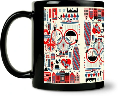 36% OFF on ShopMantra Graffiti Sport Lover Ceramic Mug 300 ml